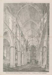 Interieur van de Kerk van St. Michael door English School