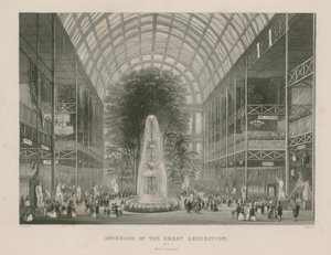 Interieur van de Grote Tentoonstelling, 1851, Noord Transept door English School