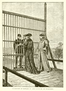Ontmoeting van Eduard IV en Lodewijk XI in Picquigny