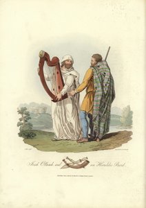 Ierse ottamh en een heraldische bard door English School