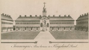 Ironmongers Alms Houses op Kingsland Road door English School