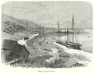 Isadij, aan de Wolga (gravure) door English School