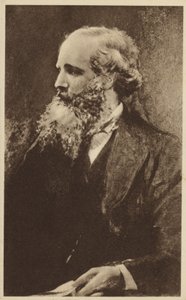 James Clerk Maxwell (1831-1879), Schots theoretisch natuurkundige (litho) door English School