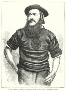 James Parsons, Adjunct-Superintendent van de Royal Humane Society
