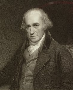 James Watt (1736-1819) door English School