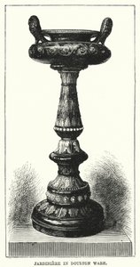 Jardiniere in Doulton-aardewerk