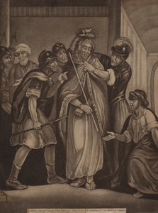 Jezus gekroond met een doornenkroon door English School