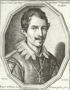 Johannes Laurentius Bernini, Napolitaanse beeldhouwer door English School