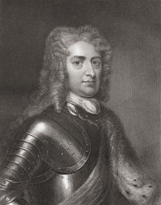 John Churchill (1650-1722) 1e Hertog van Marlborough uit Gallery of Portraits, gepubliceerd in 1833