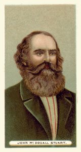 John McDouall Stuart (chromolitho) door English School