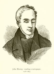 John Murray, leest een krant