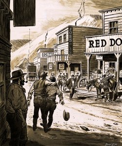 John Sutter ontdekte goud in de Sacramento Valley en begon de grote goudkoorts van Californië in 1847 door English School
