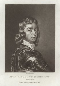 John Burggraaf Mordaunt door English School