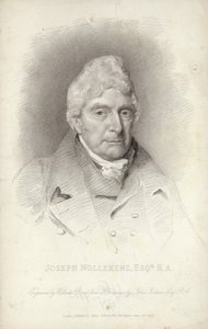 Joseph Nollekens, Engelse beeldhouwer. Gravure door William Bond door English School