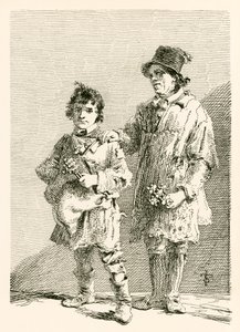 Joseph Thake en zijn zoon, die ratelpuzzels maakten