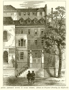 Huis van rechter Jeffreys in Duck Street door English School
