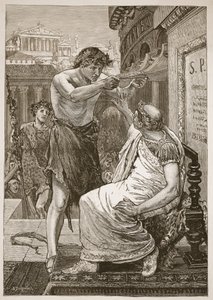 Julius Caesar weigert de kroon aangeboden door Anthony door English School