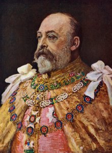 Koning Edward VII door English School