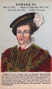 Koning Edward VI door English School