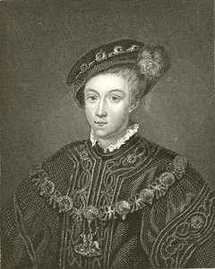Koning Edward VI door English School
