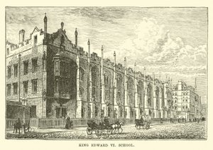 King Edward VI School door English School