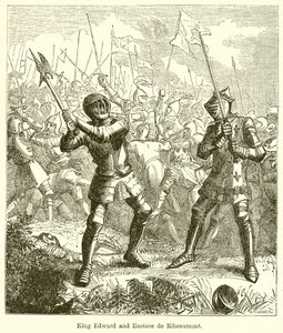 Koning Edward en Eustace de Ribeaumont