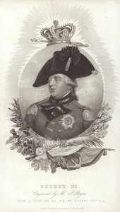 Koning George III van Groot-Brittannië en Ierland door English School