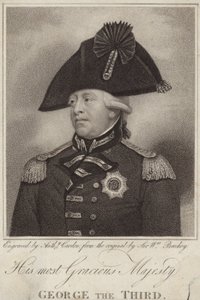 Koning George III van Groot-Brittannië en Ierland door English School