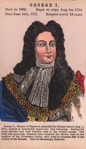 Koning George I door English School