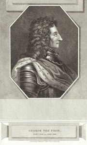 Koning George I van Groot-Brittannië en Ierland door English School