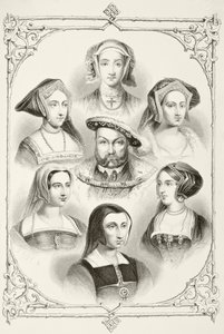Koning Hendrik VIII van Engeland en zijn zes vrouwen, uit 