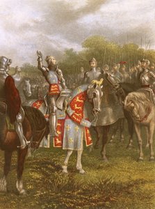 Koning Hendrik V bij Agincourt
