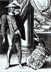 Koning Jan van Brienne, Koning van Jeruzalem (gravure)
