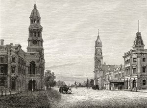 King William Street, Adelaide, c.1880, uit 