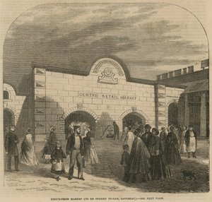Kings Cross Market, te openen op zaterdag 8 augustus 1868