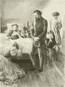 La Bohème, Laatste acte (gravure) door English School