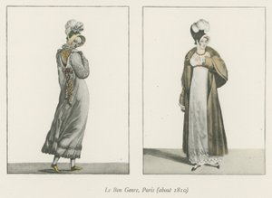 La Bon Genre, Parijs (circa 1810) door English School