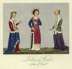 Dames van rang van de 14e eeuw