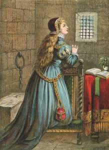 Lady Jane Grey biddend door English School