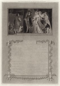 Lady Mary voorgesteld aan de Prins van Oranje door English School