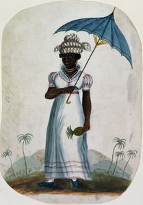 Dame met een Parasol en een Ananas, c.1840