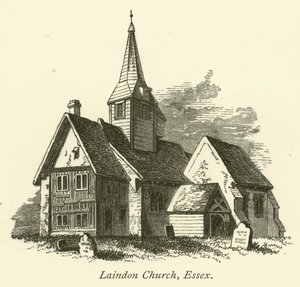 Laindon Church, Essex (gravure)