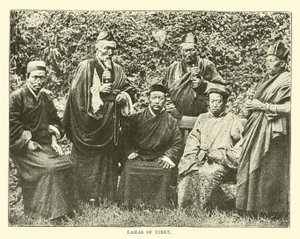 Lamas van Tibet door English School