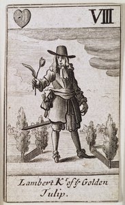 Lambert Simnel, Ridder van de Gouden Tulp, uit een set speelkaarten