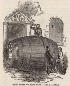 Grote ton portwijn