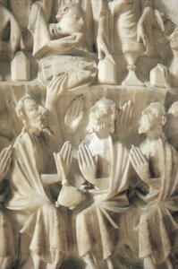 Laatste Avondmaal (detail) door English School