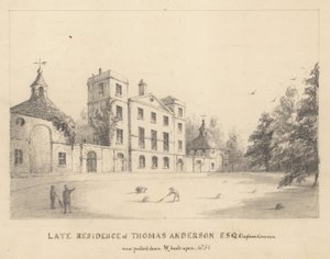 Laatste verblijfplaats van Thomas Anderson, Clapham Common, Surrey