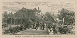 Lauderdale House, Highgate, Londen, het nieuwe herstellingsoord voor St Bartholomews Hospital door English School