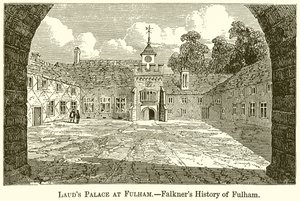 Lauds Paleis in Fulham.--Falkners Geschiedenis van Fulham door English School