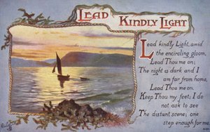 Lood vriendelijk licht (gekleurde litho)